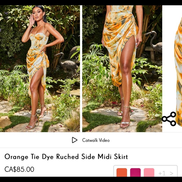 Ruched Skirt - Picture 1 of 4